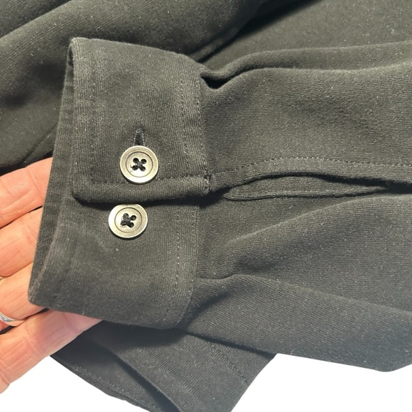 Tommy Bahama Palmdale Shirt Jacket Charcoal 100% Pima Cotton Sz Med - Picture 8 of 14